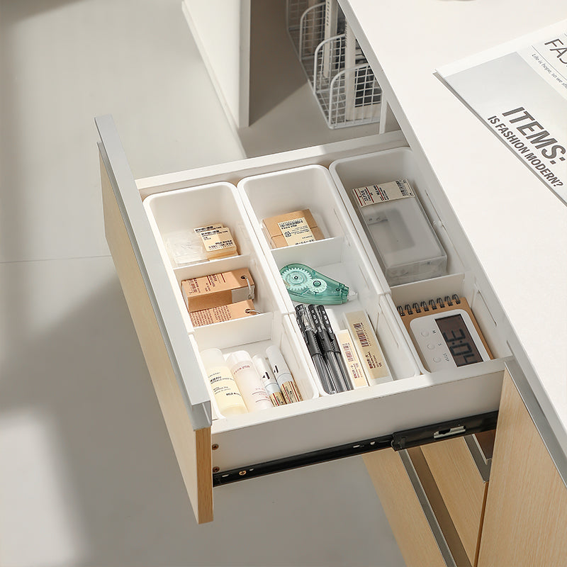 AIKIN-Versatile Expandable Drawer Organizer: Adjustable Vanity Trays with Dividers