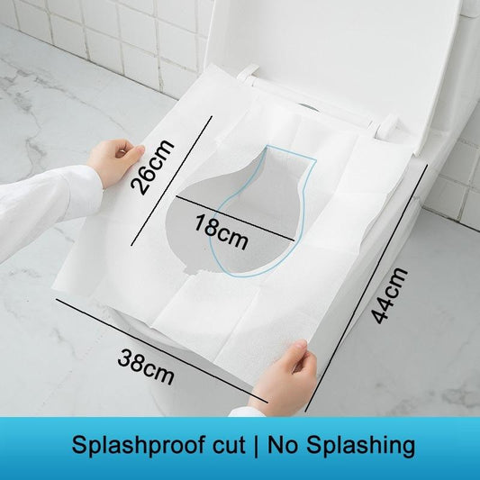 20 Pcs Disposable Toilet Seat Covers XL Individually Wrapped Waterproof For Road Public Toilet Non Slip Seat Cover