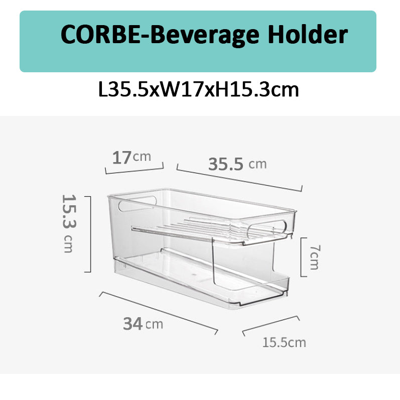CORBE-Fridge Storage Stacking Drawer