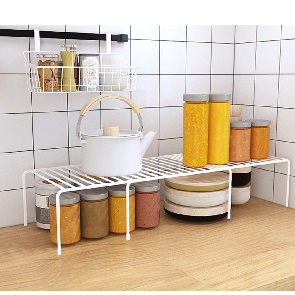 MANA-Nordic Style Extendable Kitchen Rack Organizer