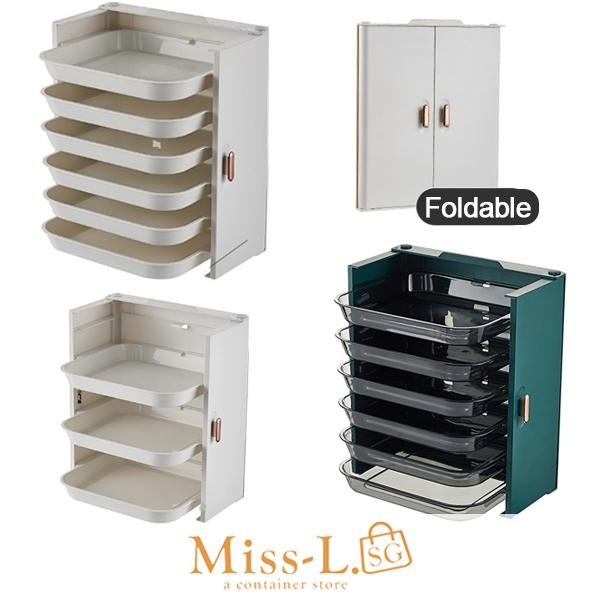 NASH-Foldable Food Preparation Organizer/Kitchen Storage Dish Tray