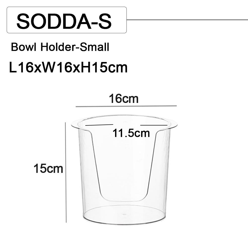 SODDA-Clear Bowls & Plates Organiser Stand / Dish Holder