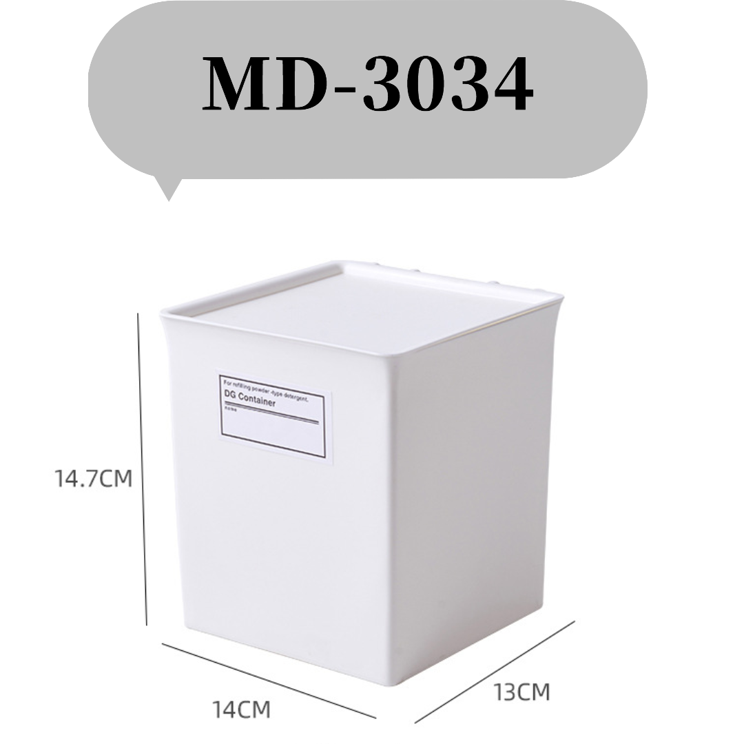 MD-3033 Laundry capsule Storage box Laundry powder container Laundry beads Washing Powder