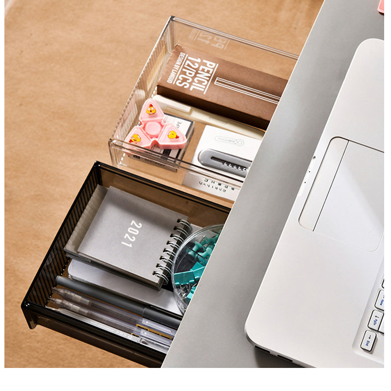 BORI-Self-adhesive hidden storage box under desk drawer