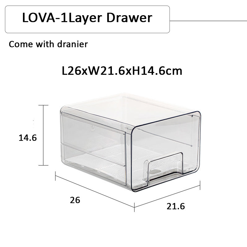 Buy 2 get 10%!LOVA- Stackable Fridge Storage Drawers