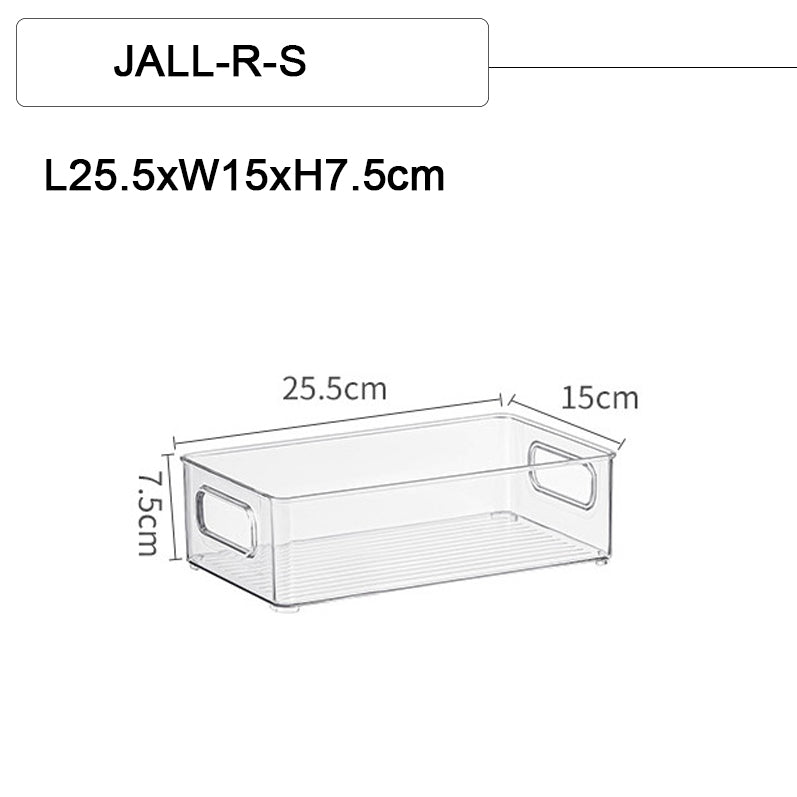 JALL-Desk Drawer Organizer Box Transparent Box Storage Box