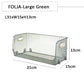 FOLJA-Stackable Clear Tabletop Organizer Cosmetic Storage