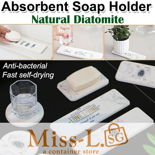 Diatomite Absorbent Soap Holder