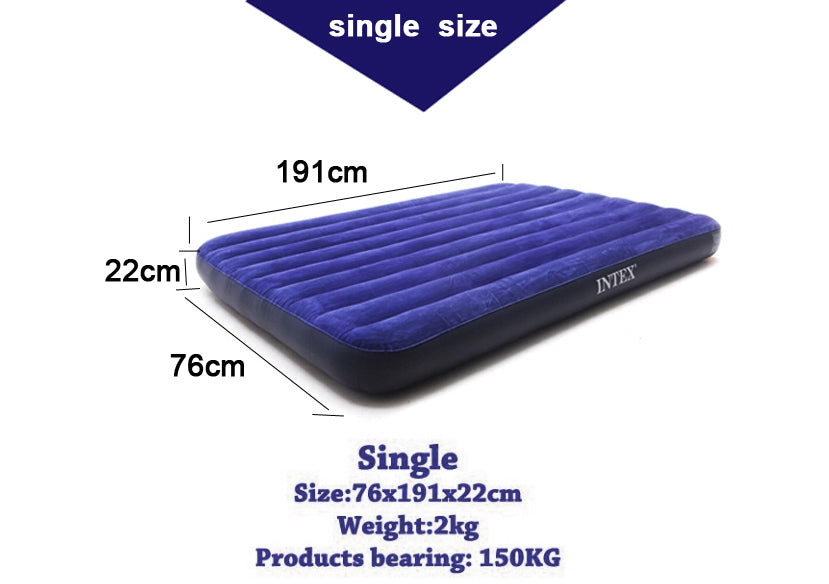 Intex Downy Inflatable Air Bed/Mattress/Air Bed/Travel Mattress/tatami mattress